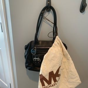 Michael Kors Black Leather Tote